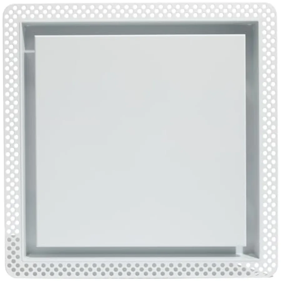 

Fittes Flush Exhaust Mount [Lite] Minimalist ABS Plastic Bathroom Ventilation Fan Upgrade Cover for Wall or Ceiling Pro Install