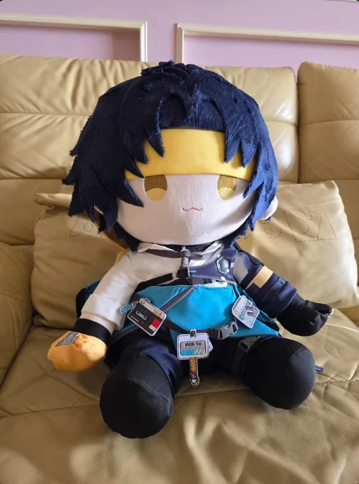 

Anime Zenless Zone Zero Asaba Harumasa Cosplay 40cm Figure Change Clothes Body Soft Dress Up Plushie Birthday Gift Halloween