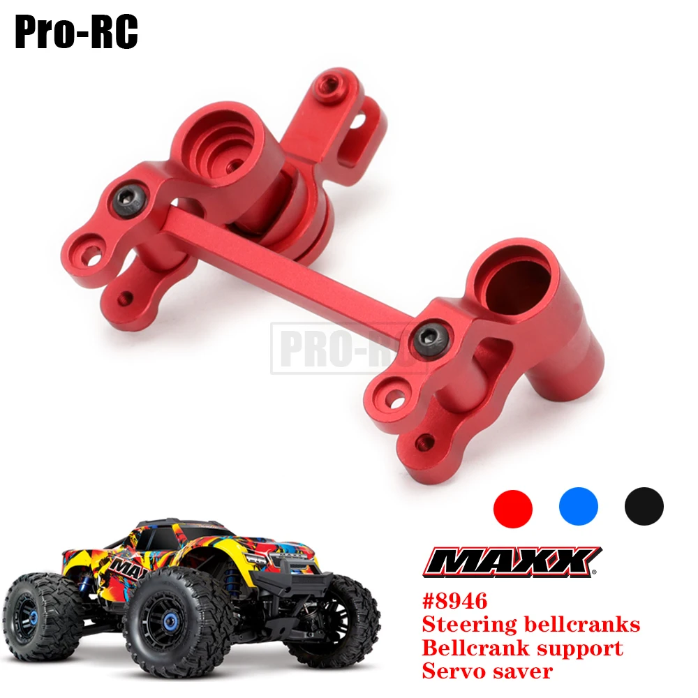 

1Set Aluminum Alloy #8946 Steering Bellcranks Saver Assembly Upgrade Part for RC Car 1/10 Traxxas MAXX 4S 89076-4 89086-4