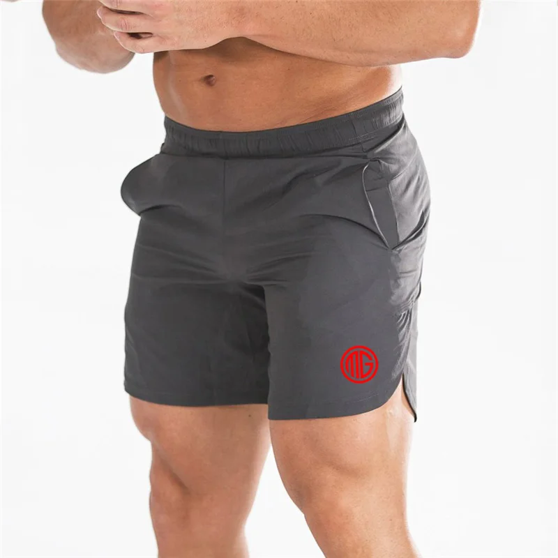 Mens Summer  new Gym Workout  weightlifting Running Jogger Short Quick Training Fitness Sweat Pant Solid Pant Cool Short Fitness