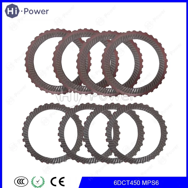 6DCT450 MPS6 Transmission Clutch Friction Plate for Ford Mondeo & Focus 6-Speed DSG Gearbox Disc Kit Clutch Plate