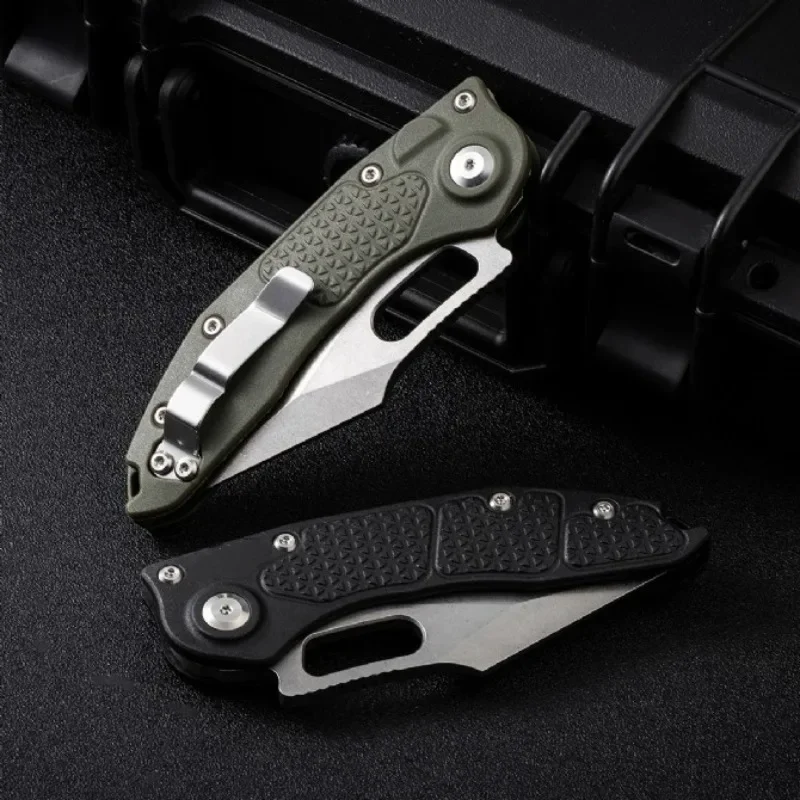 2025 Stitch-Ramloc Folding Pokcet Knife D2 Steel Handle Nylon Glass Fiber Handle Outdoor Survival Camping Tools Hunting Knives