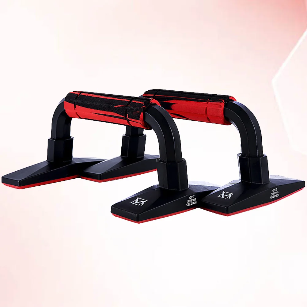 

1Pair Push-Up Stand H Shape Red Black Fitness Bars Gym Exercise Push Tool Chest Abdomen Muscle Building Arm Strength