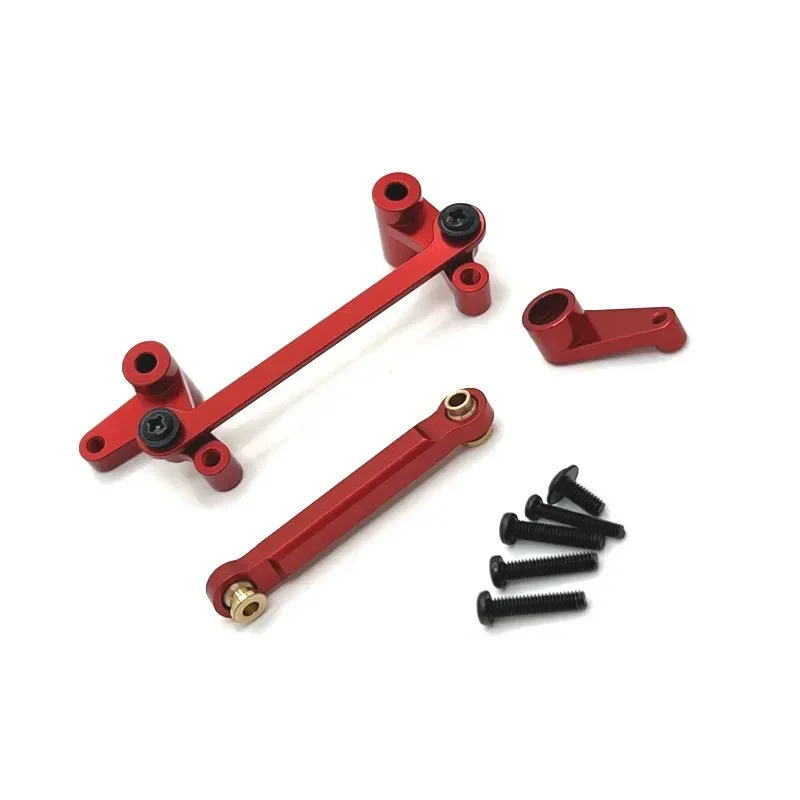 Wltoys 144016 144018   Metall Lenkung Servo Arm Servo Link Rod Set 1/14 RC Auto Upgrade Teile Zubehör