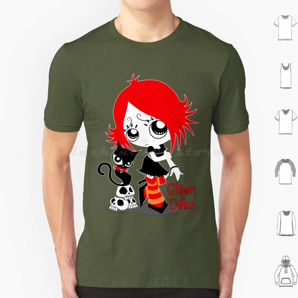 

Футболка Ruby Gloom And Kitty Essential, большой размер, 100% хлопок, Ruby Gloom And Kitty Essential