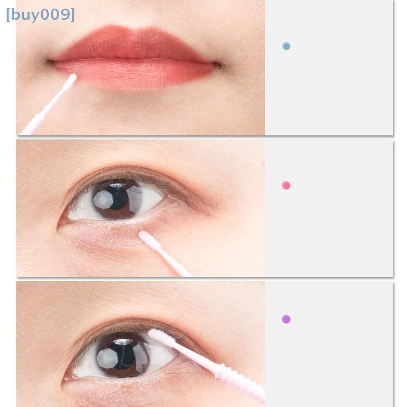 50/100 Pcs Micro Brush Disposable Lash Removing Swab Microbrush Mascara Wands Applicator Eyelash Extension Makeup Brushes Tools