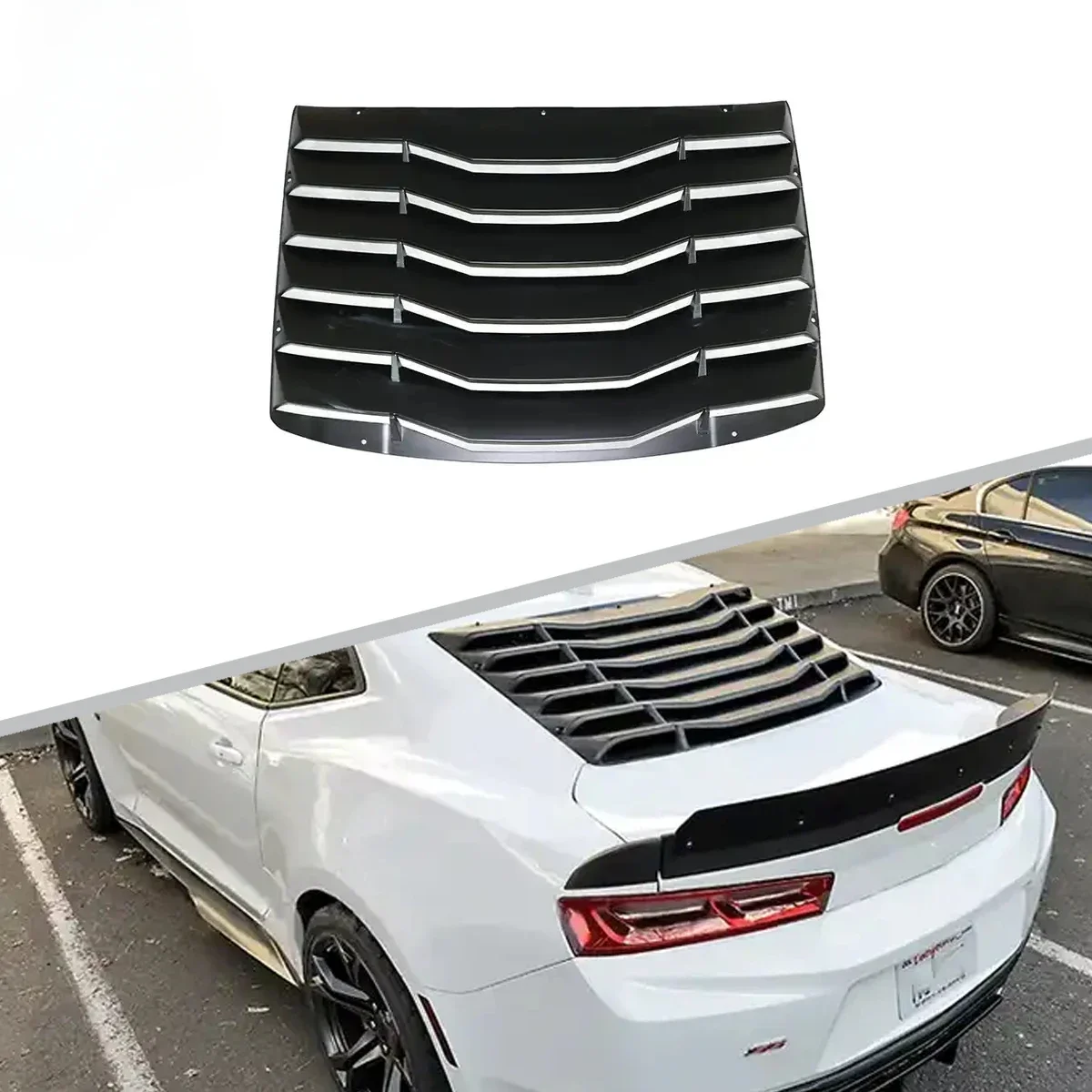 High Quality Auto Part Style Modern Rear Window Louver For Chevrolet Camaro 2016-2022