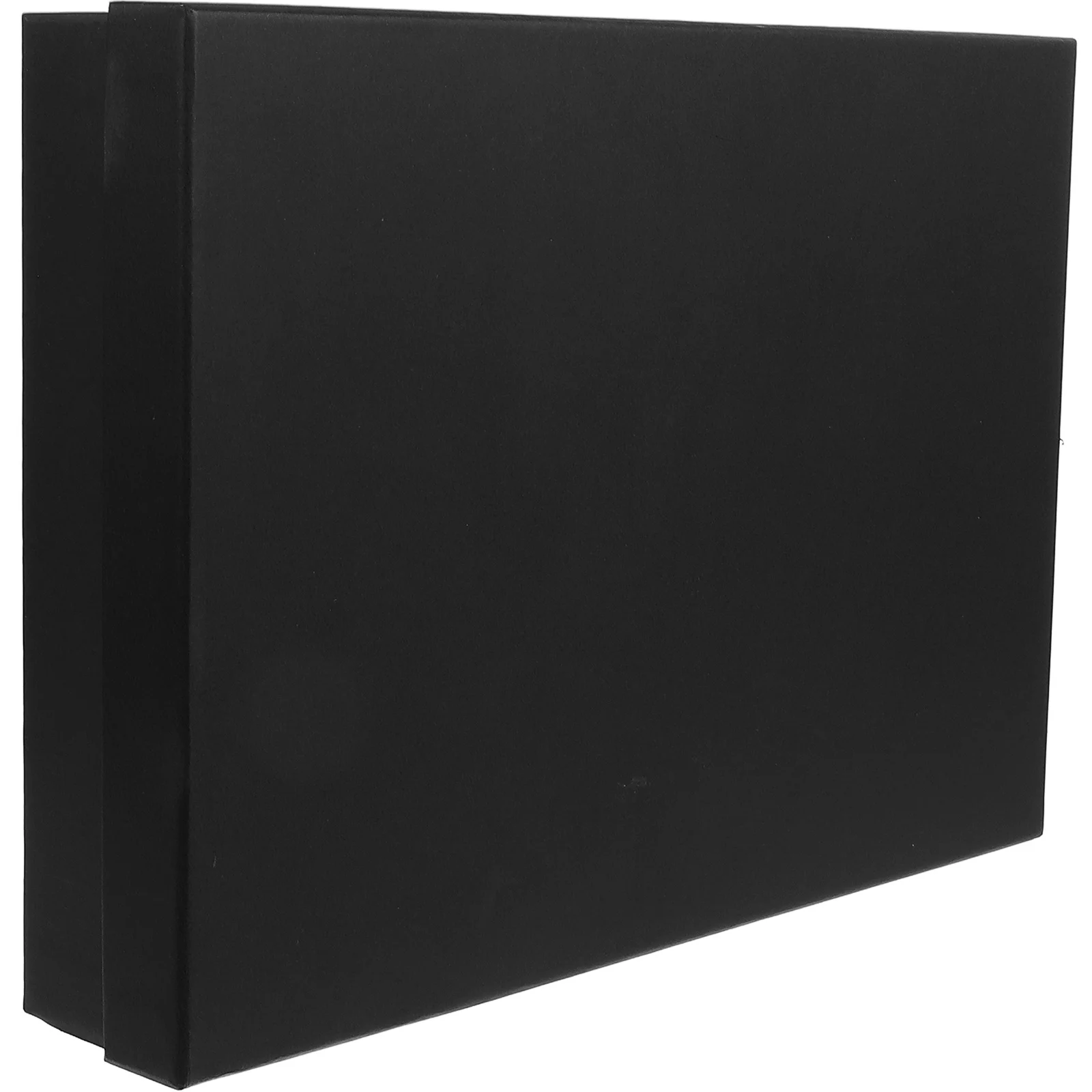 

1pcs Black Gift Box Medium Flat Empty Small Storage Case For Christmas Birthday Party Packaging Wrapping Boxes Accessories