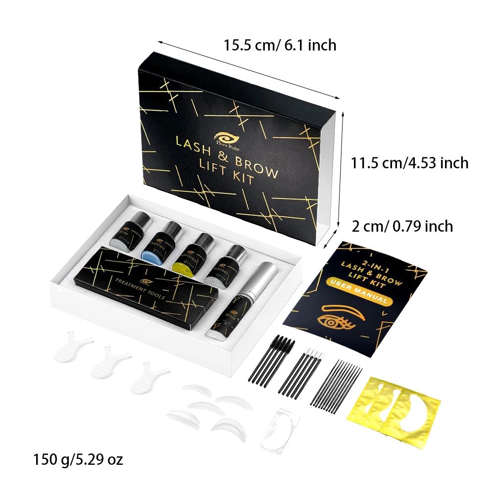 Lash Lift Kit Professional Eyelash Perm Kit Brow Lamination Lash Lift and Tint Kit Eyelashes Semi-Permanen Curling Extension