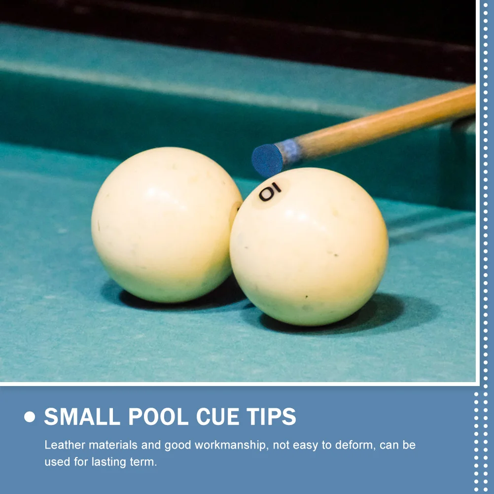 

30pcs Billiard Cue Tips Replacement Pool Stick Tips For Durable Protection Portable Billiard Accessories