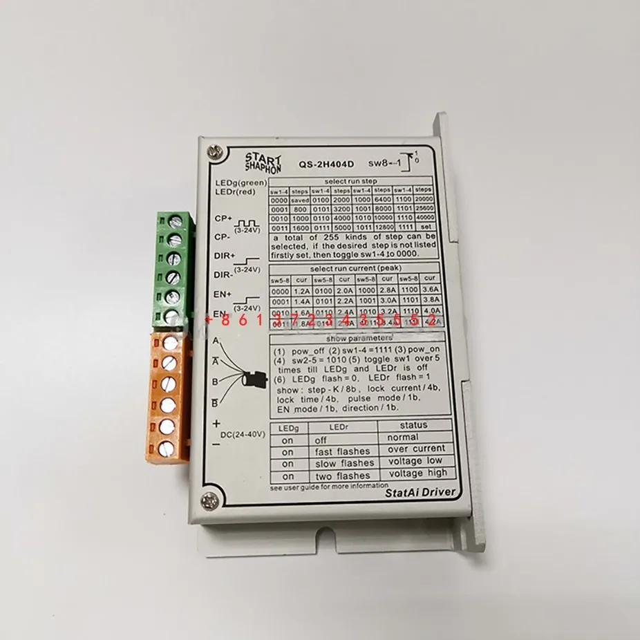 Imagem -06 - Start Stepper Motor Driver Qs2h404d em Vez de Ms-2h057m Adequado para 42byg250a b c Controlador de Plasma