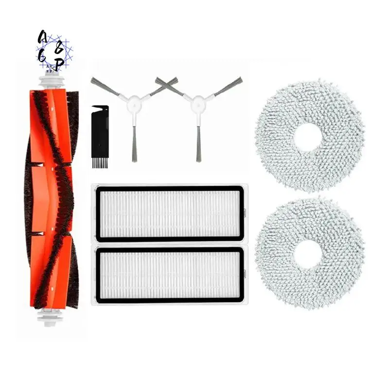 A68P-Compatible For Xiaomi Robot Vacuum S10+ /S10 Plus B105 Spare Parts Accessories Main Side Brush Hepa Filter Mop Rag Cloth