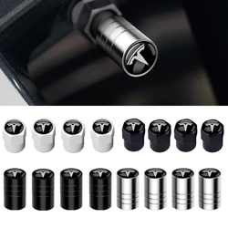 4PCS Metal Car Wheel Tire Valve Air Stem Cap For Tesla Model 3 Model S Model X Model Y Roadster Invader Coil Mod WYE Bonina