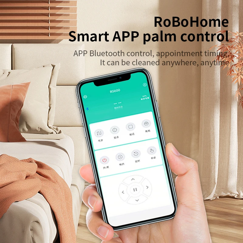 Heim intelligente Kehrmaschine Vollautomatischer Staubsauger Kleiner Reinigungsmopp APP Fernsteuerung Planungsroute 2000mAh Lithiumbatterie USB-Netzkabel aufladen