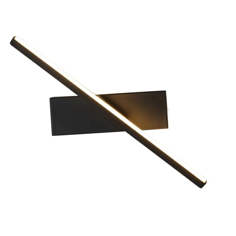 Creative 6W Wall Lamp AC 85-265V Iron Base Wall Mounted Night Light Aluminum 330° Rotation Wall Mounted Lamp Home