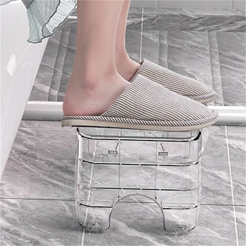 Portable Home Bathroom Stool Squatty Potty Toilet Foot Furniture Pregnant Woman Children Seat Tools For Adult Men Old People