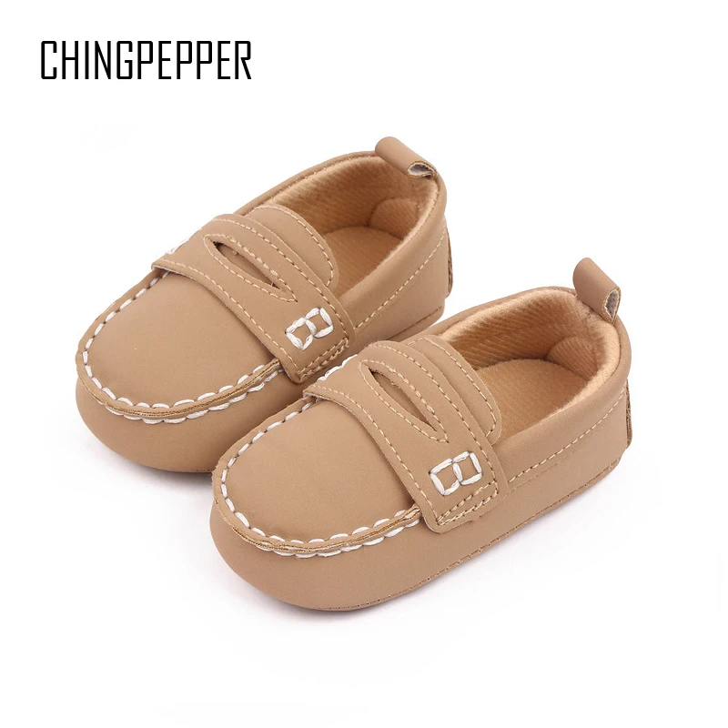 Brand Infant Crib Shoes for Boys Loafers Toddler Soft Sole Leather Moccasins Baby Items Baby Accessories Newborn Footwear Things