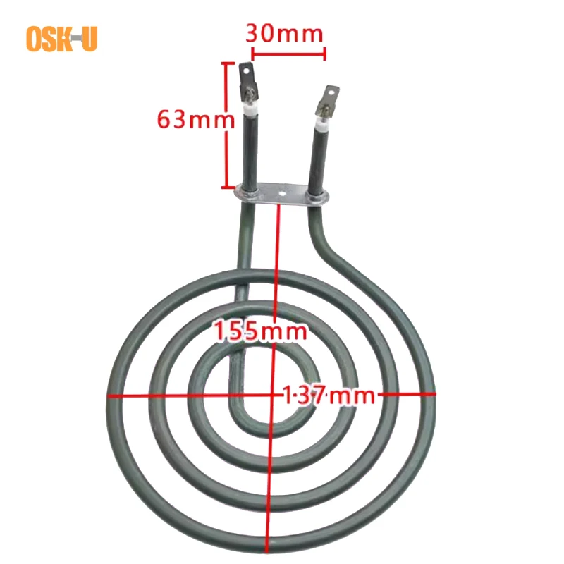 Air fryeStove Cooktop Burner Heating Element oven heating plate mosquito dry burning coil electric heating tube 220V