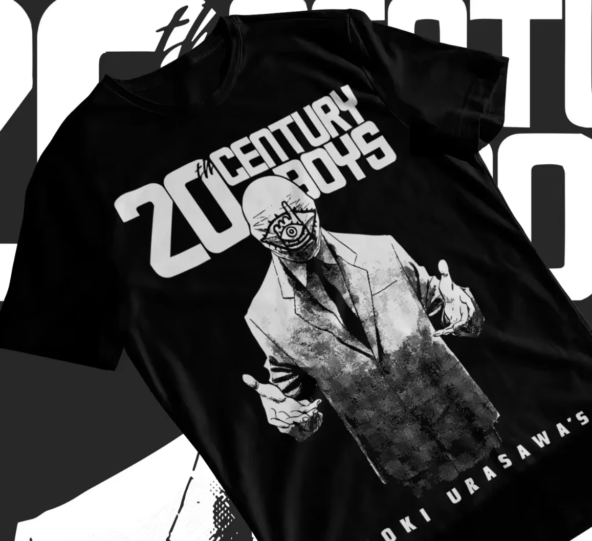 Camiseta unisex de anime de 20th Century Boys de Naoki Urasawa, camiseta suave de todas las tallas