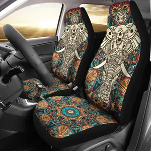 Gold boho tribal pattern Car Back Seat Pet Covers, Backseat Seat buy Covers, Seat Protector, Car Accessories, Abstract Art