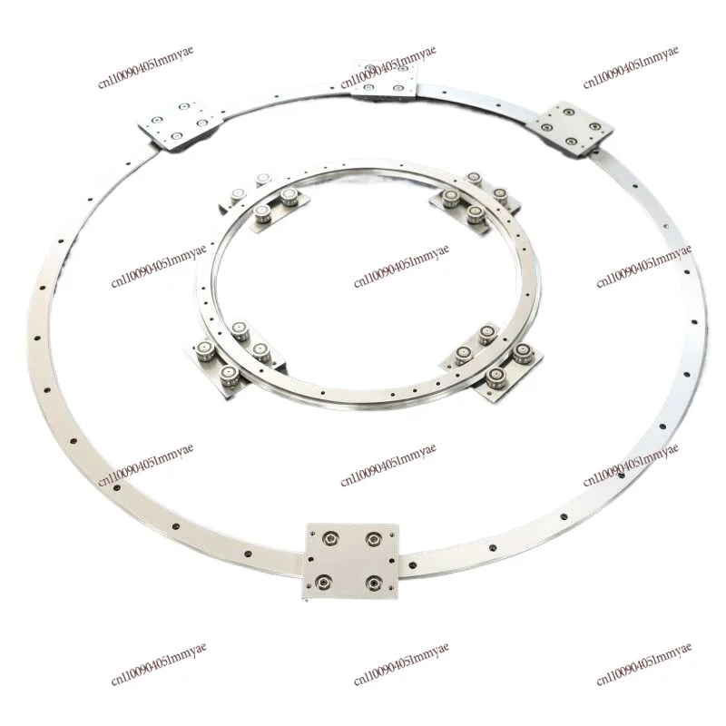 

44 Heavy Duty High Speed T-Ring Gear Arc Roller Guide Rail Slider Rail Conveying Circulation Industrial Production Line