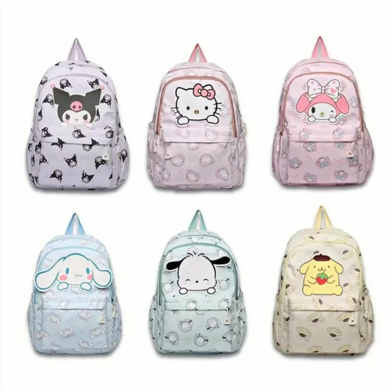 

Sanrio Characters Adorable Pattern Backpack - Stylish Travel & College Companion for Women - Sweetly Chic, Versatile Design