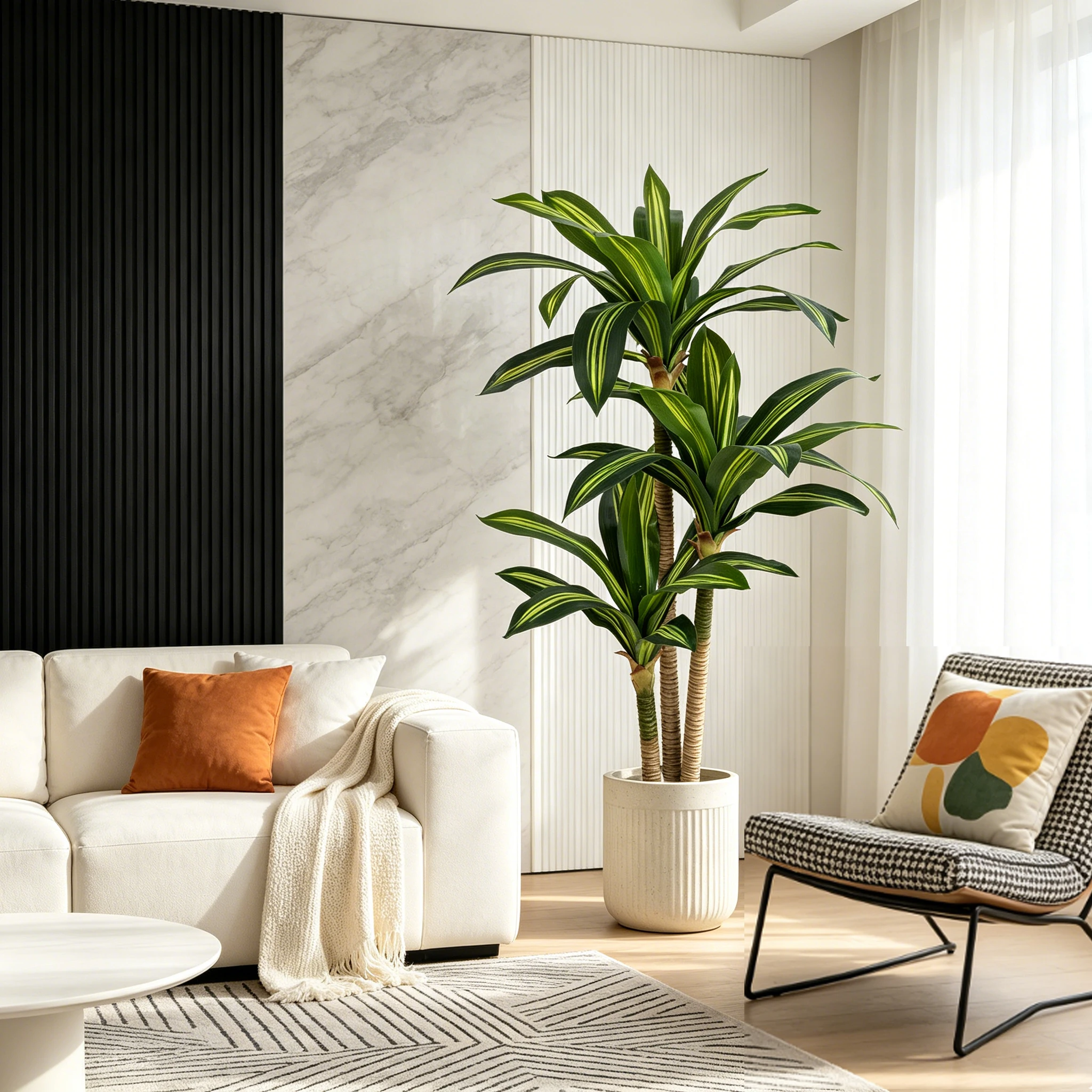 Artificial Dracaena Tree in Pot 6