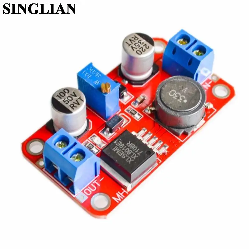 XL6019 DC-DC Adjustable Boost Power Module 5A Current High Power Better Than XL6009 LM2577 Upgraded Version