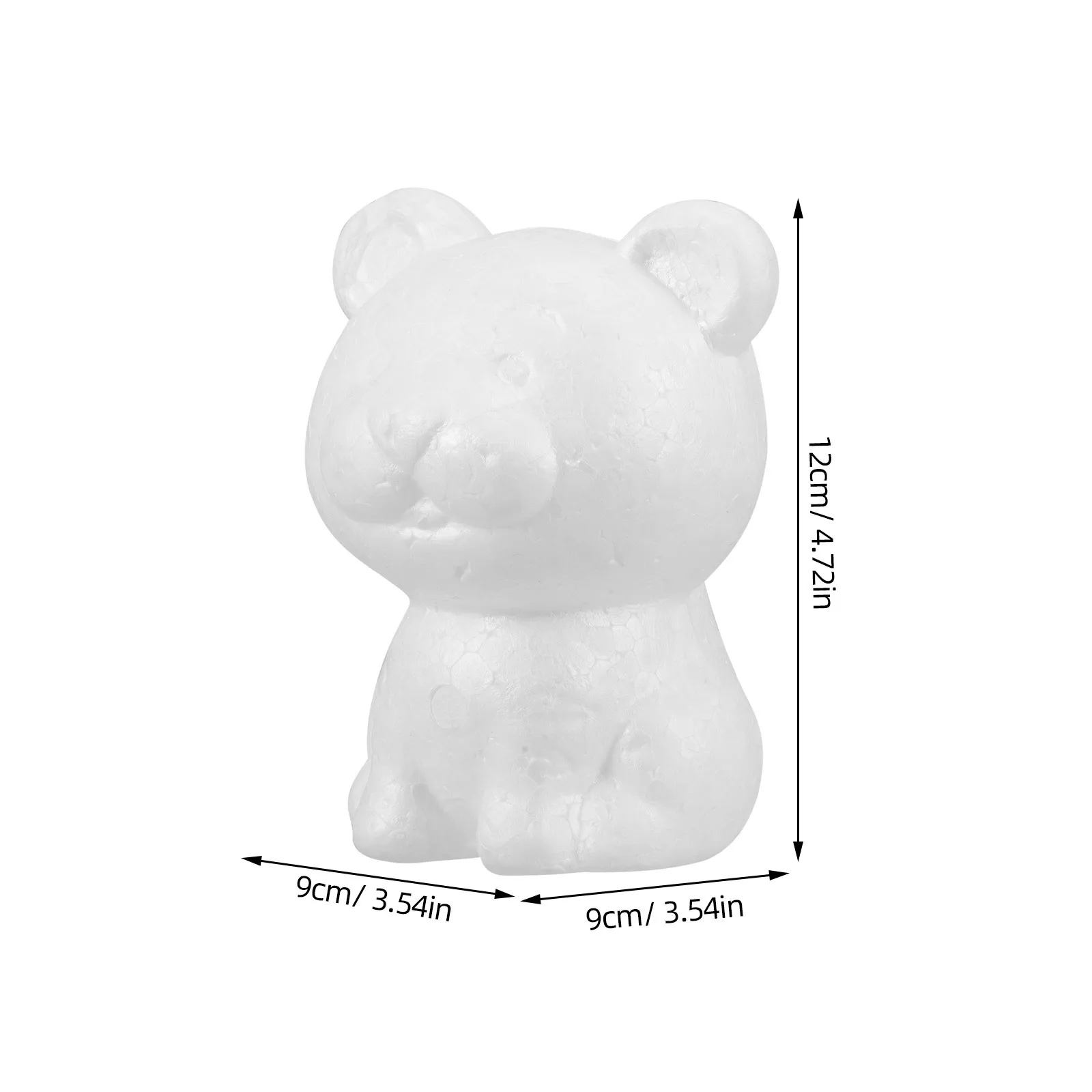 5 peças de Tigre de Espuma para Artesanato DIY, Tigre Inacabado para Projetos de Arte Infantil, Decorações de Festa, Materiais para Artesanato