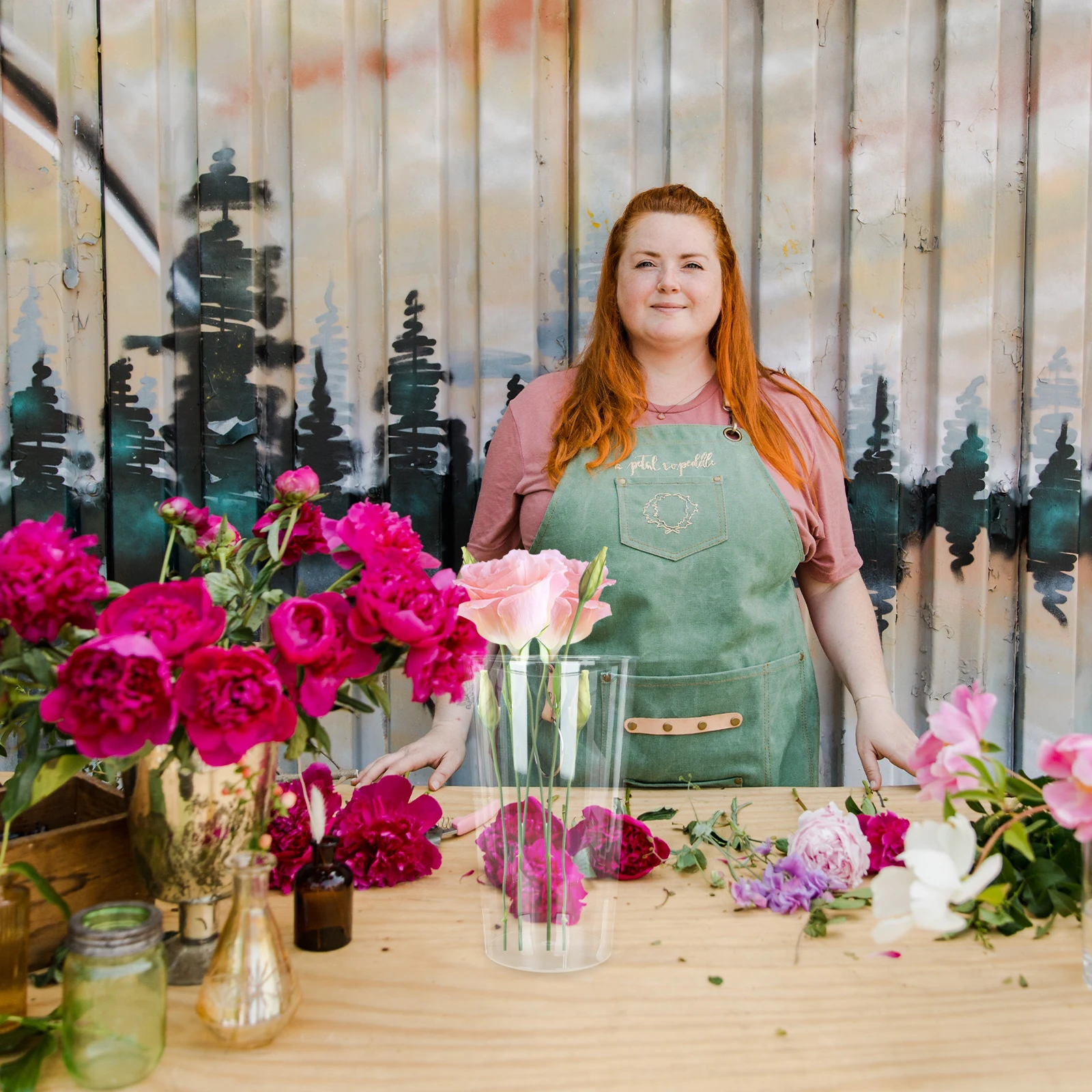 

Hydroponic Culture Bucket Clear Dry Flower Bucket High Quality Acrylic Material Elegant Home Decor Gift Flower Arrangement