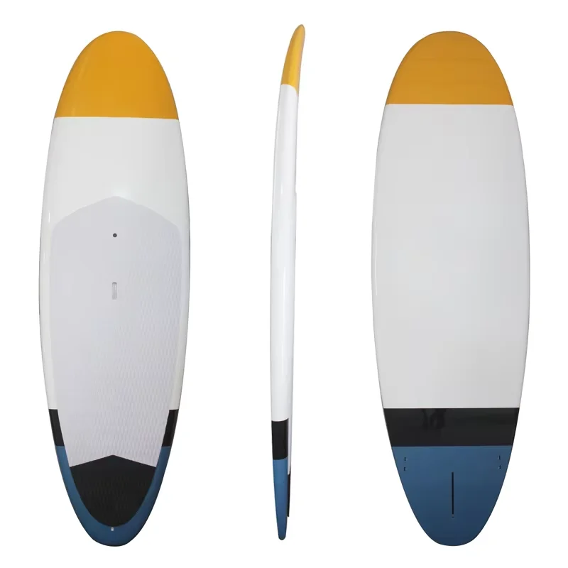 Prancha de surf personalizada Epoxy SUP Stand up Paddle Board com almofadas de tração