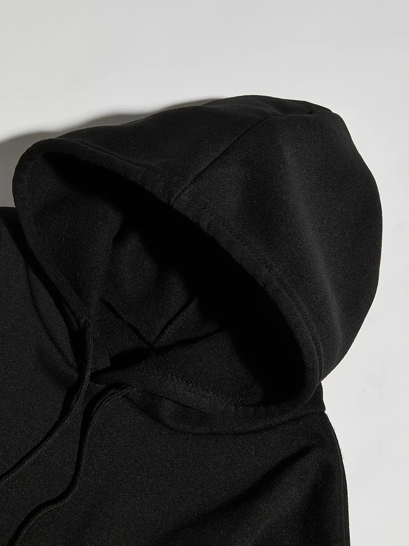 سترة نسائية للخريف والشتاء دافئة وفضفاضة كاجوال بنمط حروف مطبوعة مخملية بأكمام طويلة وغطاء للرأس #3