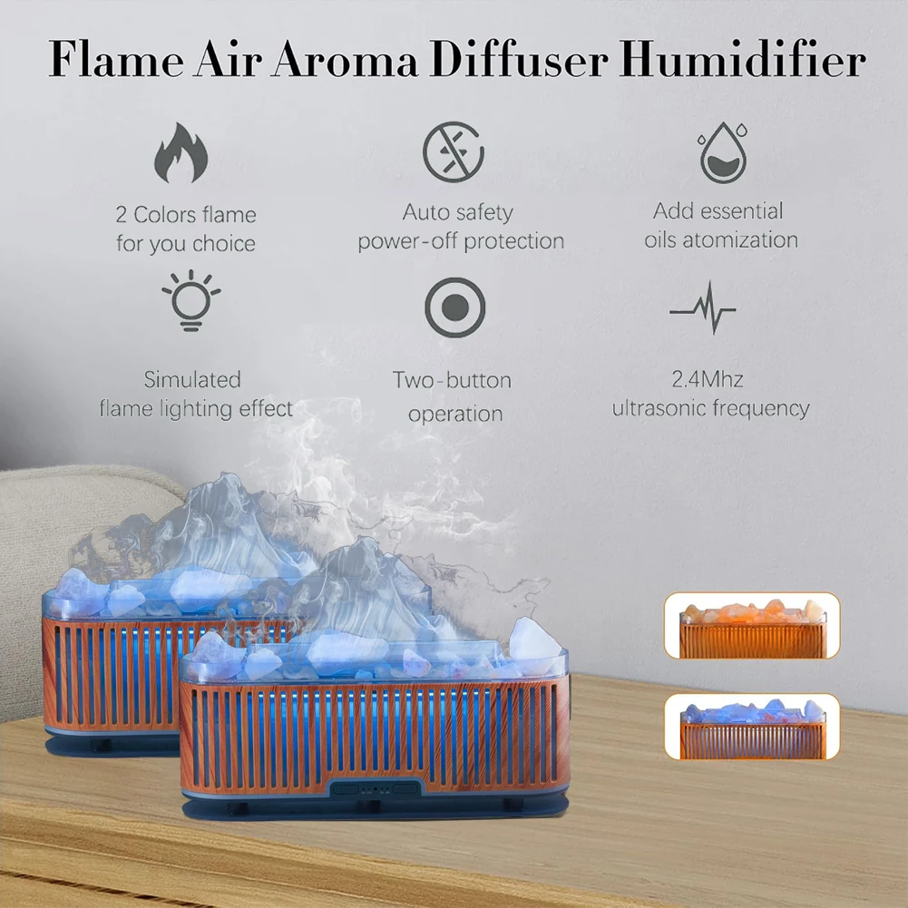 

Essential Oil Diffuser with Humidifier Function and 2 LED Light Options for Meditation and Relaxation in Home Office