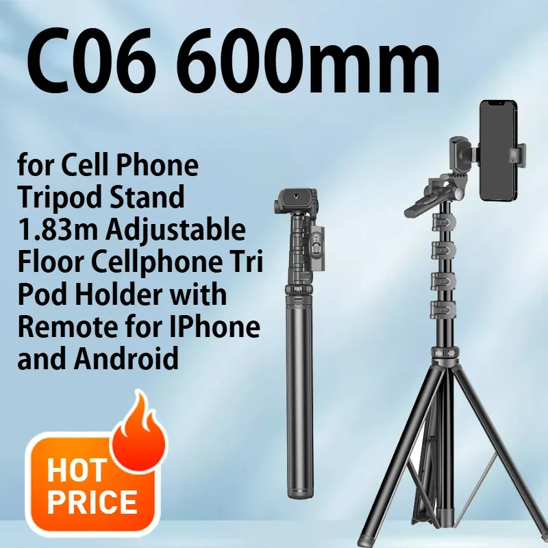 

C06 camera tripod landing live streaming mobile phone holder quick release board locking handheld gimbal