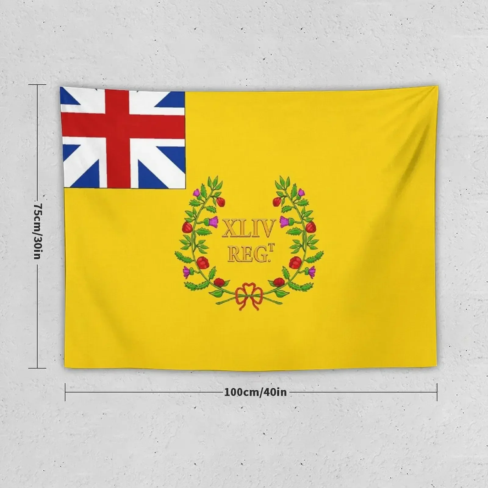 Napoleonic British flag of the South Essex 1st battalion of foot Tapestry Art Mural Bedrooms Decor Tapestry