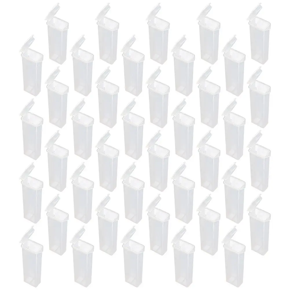 

50 Pcs Microscope Slides Box PP Safe Storage Histology Glass Slide Case Teaching Equipment Laboratory Tools Pathological