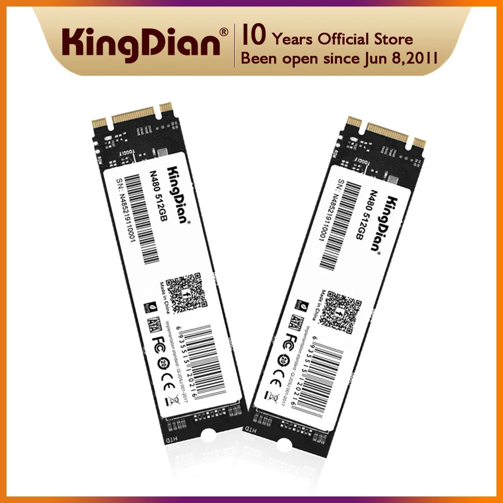 

KingDian M.2 SATA 128GB 256GB 512GB 1TB HDD 120GB M2 NGFF SSD M.2 2280 Internal Solid State Hard Drive for Desktop Laptop