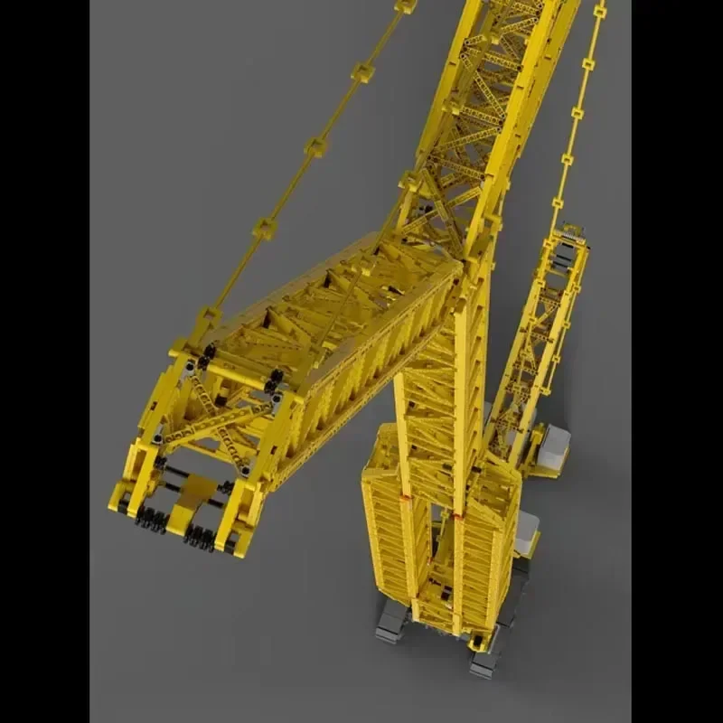 Building Blocks MOC-159580 City Giant Farm Crawler Crane Block Model 10470 Parts Creative Custom Birthday New Year Toy Gift