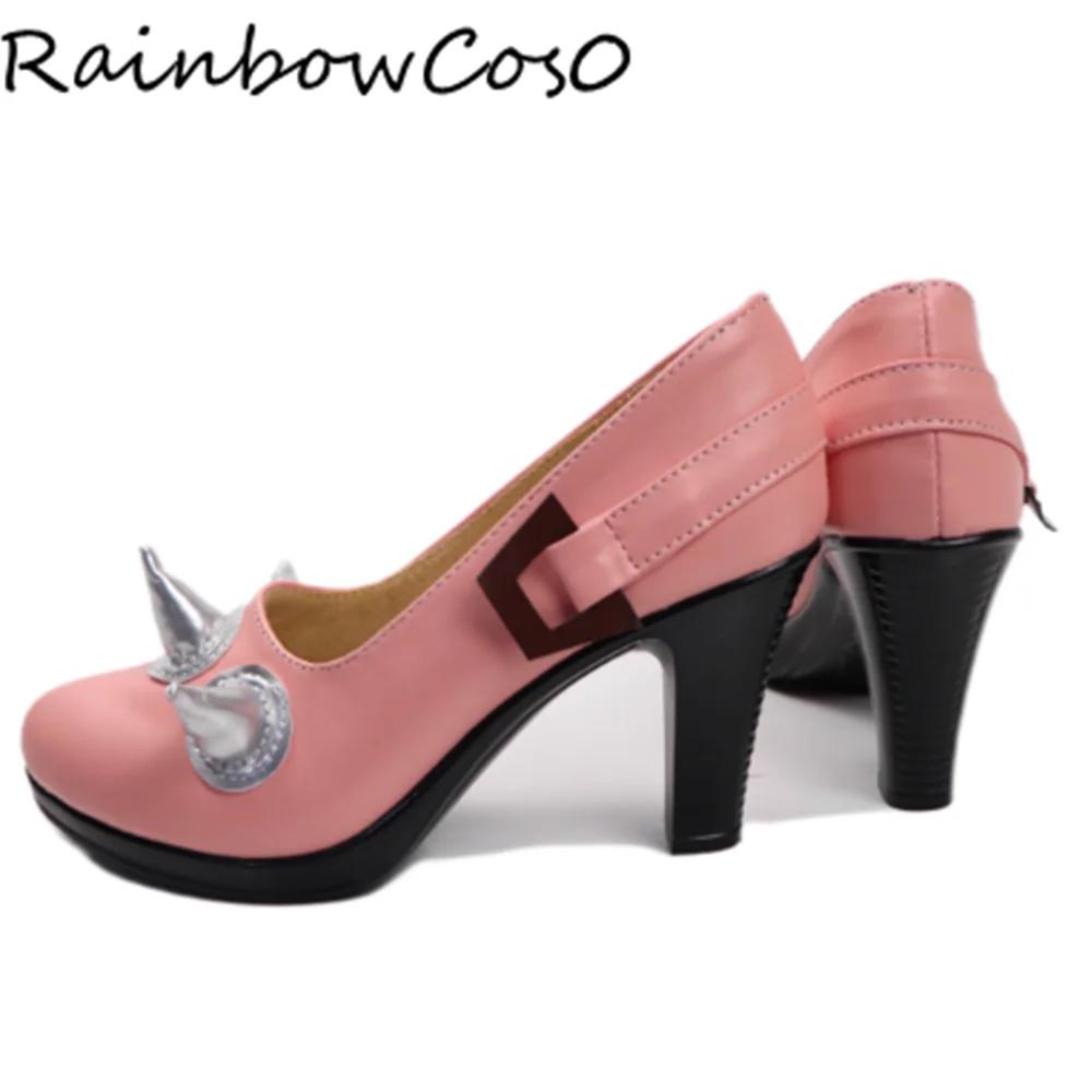 Elphelt Valentine Guilty Gear Cosplay chaussures bottes jeu Anime fête Halloween RainbowCos0 W5339