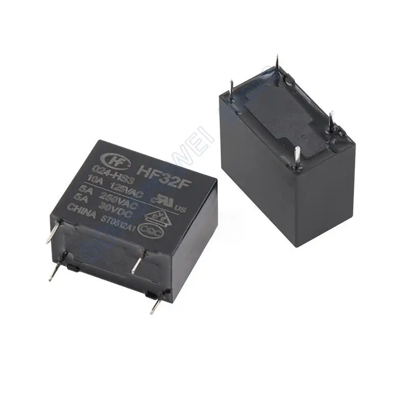 5PCS JZC/HF32F -005/012/024VDC -HS / HS3 / ZS3 / HSL3 / HSLQ3 3A 5A 8A 10A 250VAC 4Pin 5Pin Relay DC 5V 12V 24V JZC-32F-G-012-HS