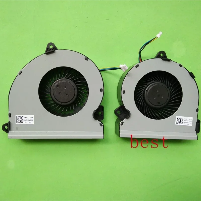 Laptop CPU GPU Cooling Radiator Fan For ASUS ROG Strix S7V S7VI GL702VI S7VI7700 Computers Cooler Fans 13N1-32P0101 13N1-32P0201