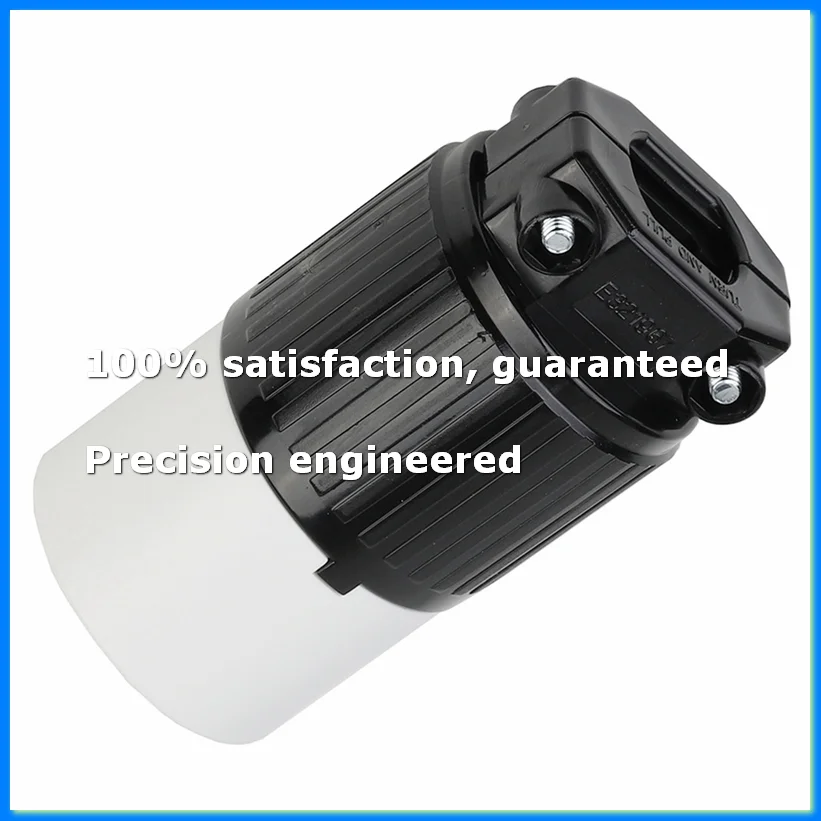 Power Plug KIT 30 Amp 250 Volt Male Female Twist Lock 3 Wire Plug Nema L6-30P/30R LK7332 + LK6332 Generator Head US Plug-A22U