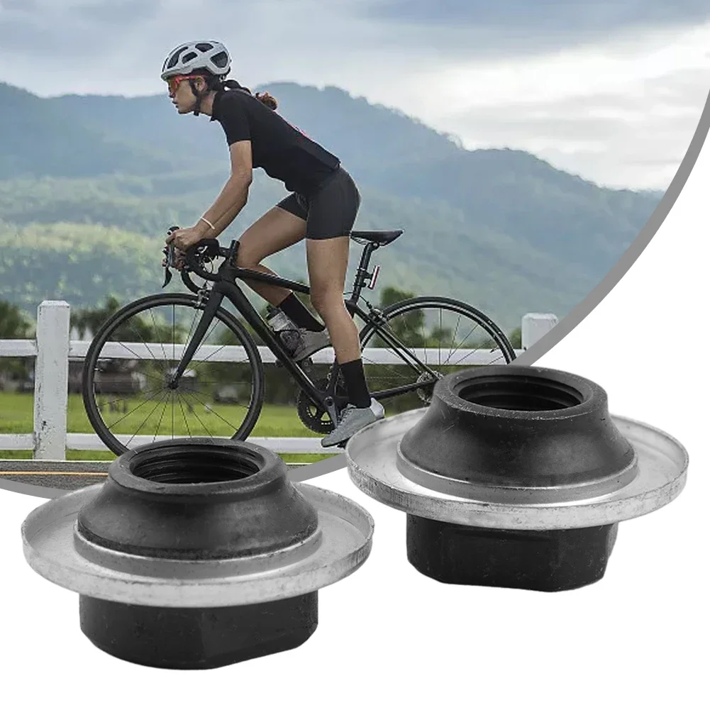 

2pc Mountain Bike Axle Cones With Dust Protector 5/16 Front Rear Gears Cycling Accessories Practical Spare Accessory for M8 Axle