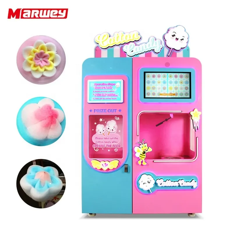 for Large Commercial Automatic Marshmallow Making Machine Cheap New Professional Coin Operated Intelligent Marshmallow Maker