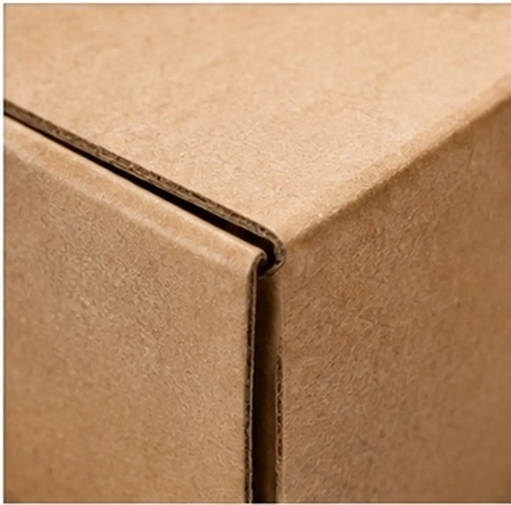 10Pcs Square Brown Kraft Paper Shipping Boxes Triple Layer Reinforced Mailing Box for Retail Ecommerce Packaging Flat Mailer Box