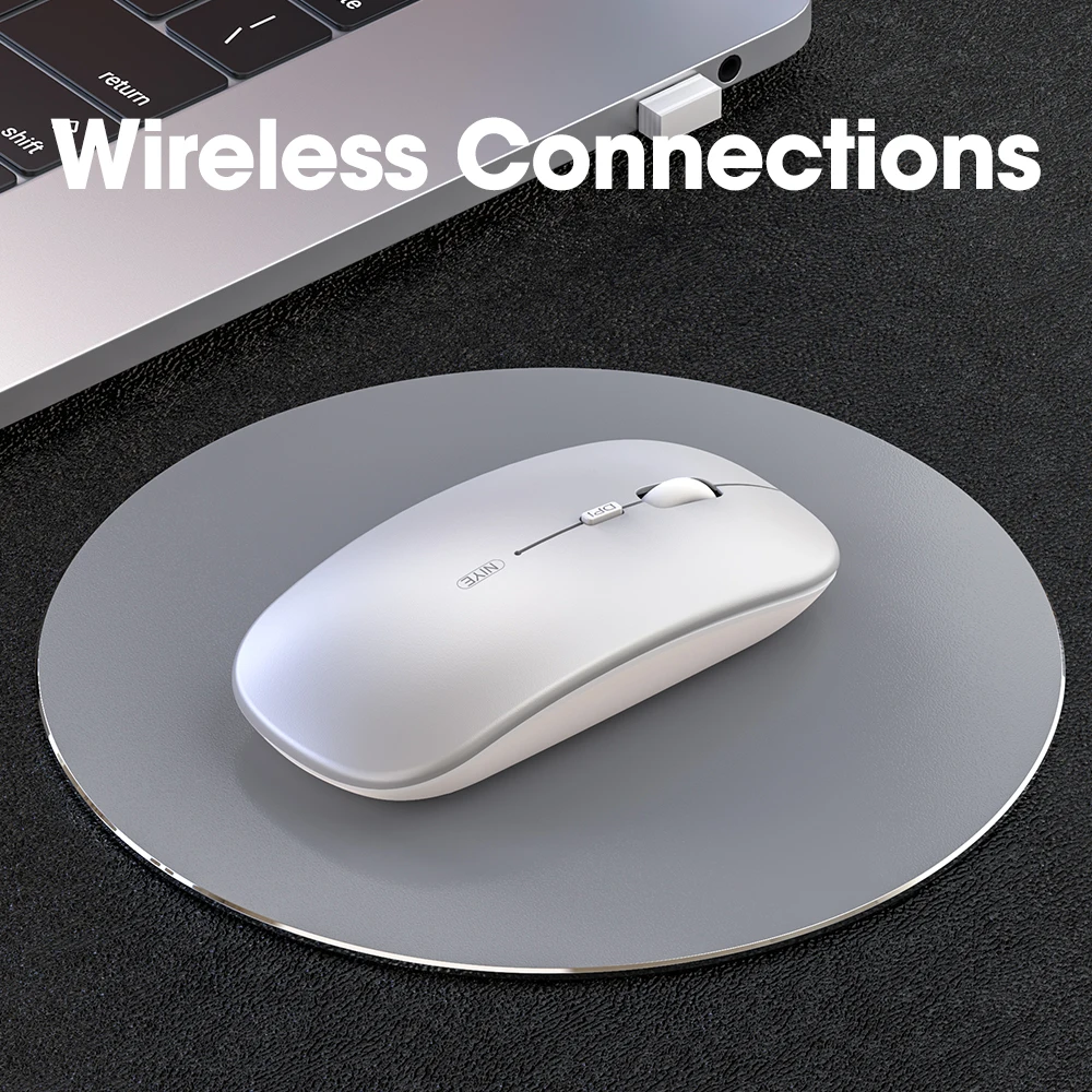 Wireless Mouse Computer Bluetooth Mouse Silent PC Mause Rechargeable Ergonomic Mouse 2.4Ghz USB Optical Mice For Laptop PC