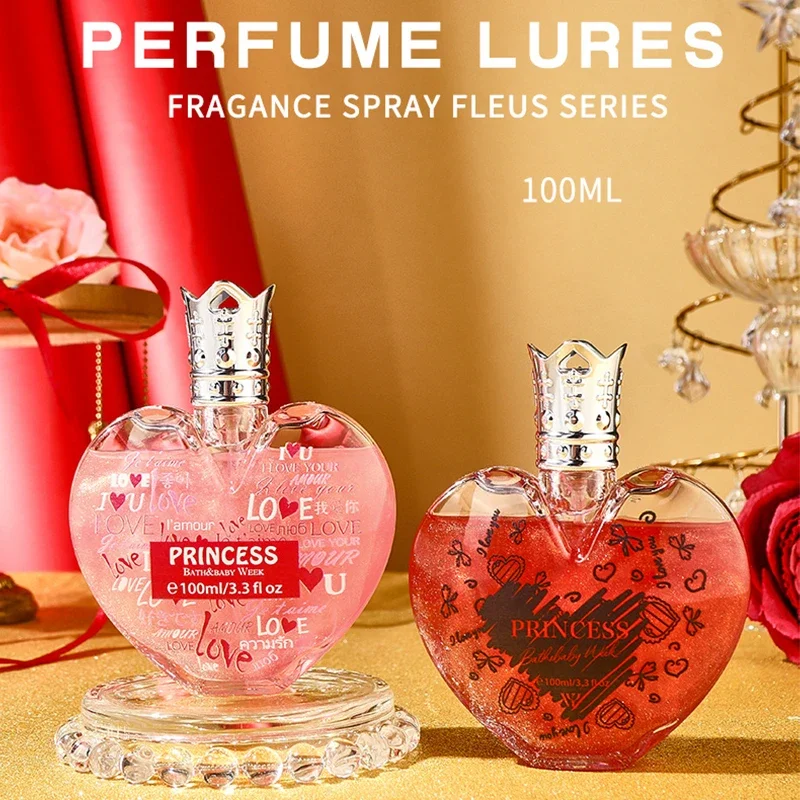 

Love Crown Women's Eau de Toilette 100ML - Natural Fresh Floral Scent, Elegant Charm, Long-lasting, Soft Romantic Body Spray