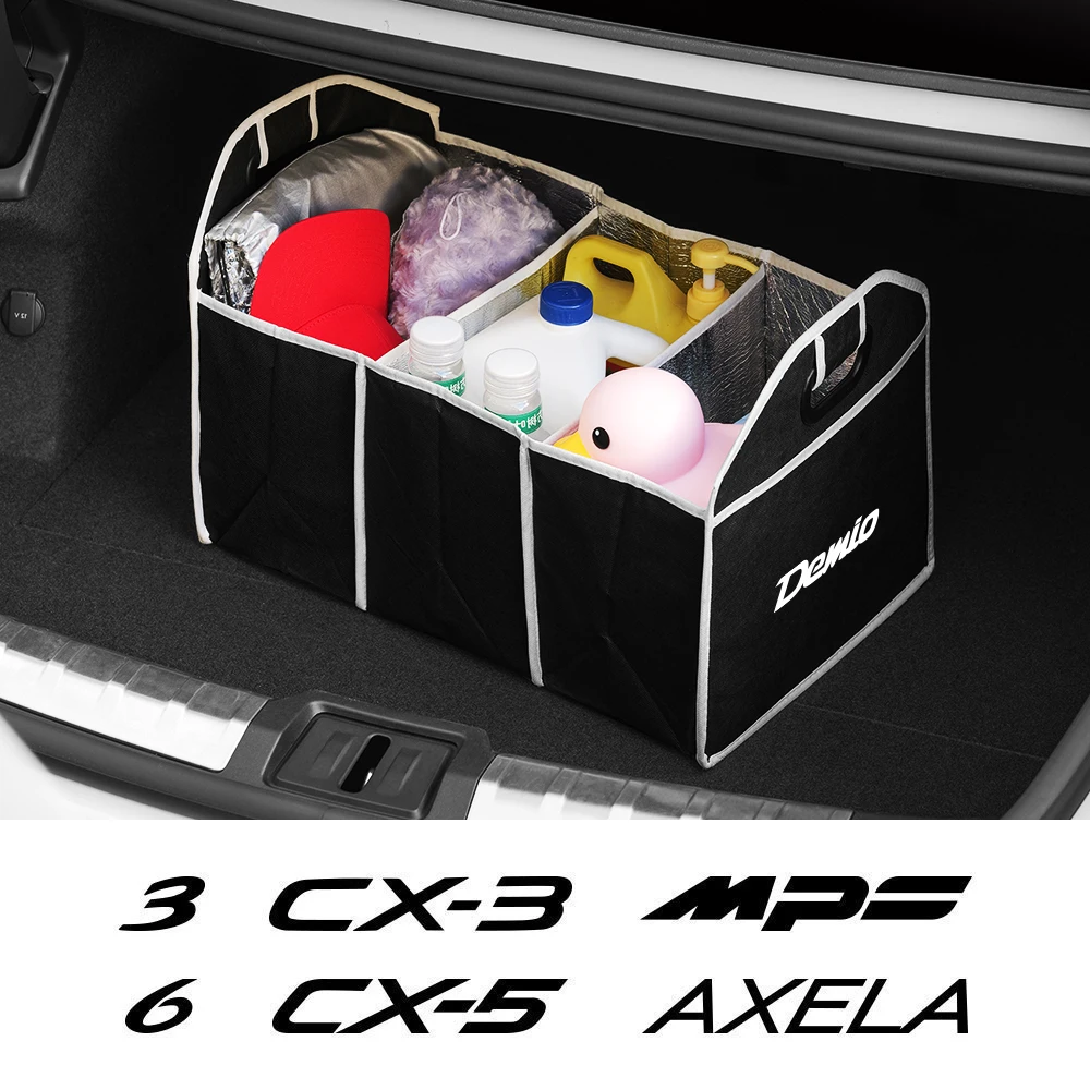 Car Thermal Insulation Box Foldable Organizer Bag Auto Accessories For Mazda Demio CX-5 Axela 3 MPS CX-3 6 Atenza MS MX-5 CX-30