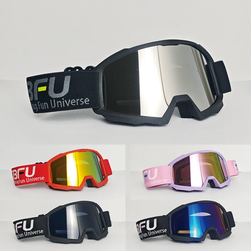 

FBFU 2025 модные лыжные мотоциклетные очки с HD-линзами, ветрозащитные, пылезащитные, дышащие на весь день, для мужчин и женщин, катание на лыжах по бездорожью