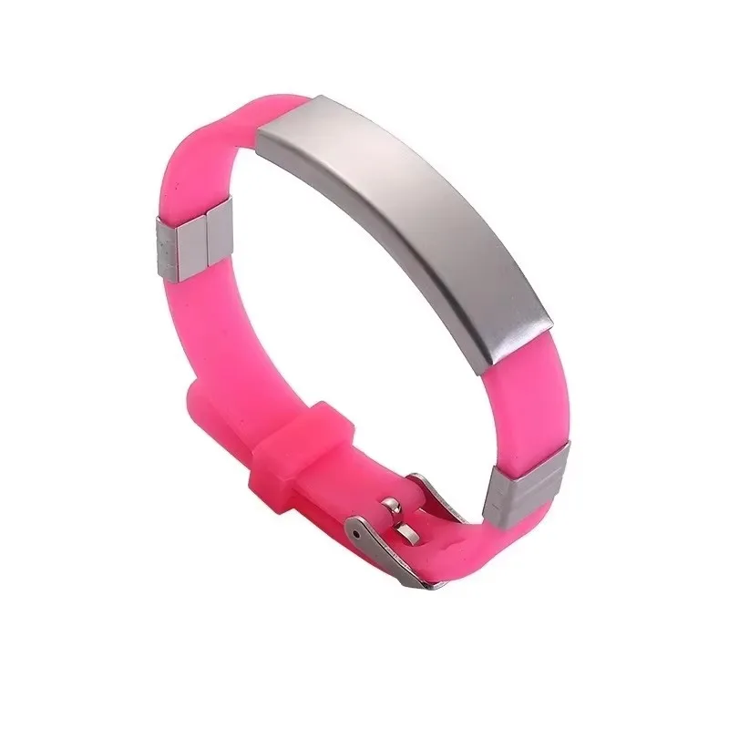 Custom Adjustable Wristband Bracelet, Personalized ID